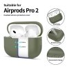 Etui silikonowe TECH-PROTECT SILICONE APPLE AIRPODS PRO 1 / 2 OLIVE GREEN